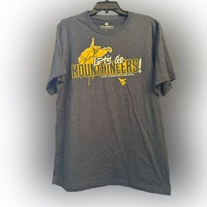 WVU West Virginia University Mountaineers Colosseum Tee Shirt, Large